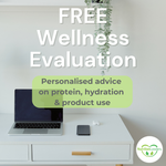 Free Herbalife Wellness Evaluation graphic – personalised advice on protein, hydration and product use – Nutrition Leaders