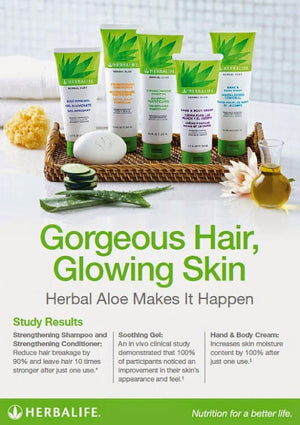 
                  
                    Load image into Gallery viewer, Herbalife Herbal Aloe Strengthening Shampoo - 250ml
                  
                