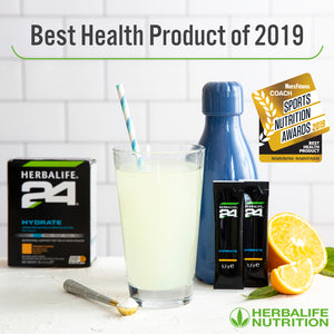 
                  
                    Load image into Gallery viewer, Herbalife 24 - Hydrate - Orange Flavour - pack of 20 sticks
                  
                