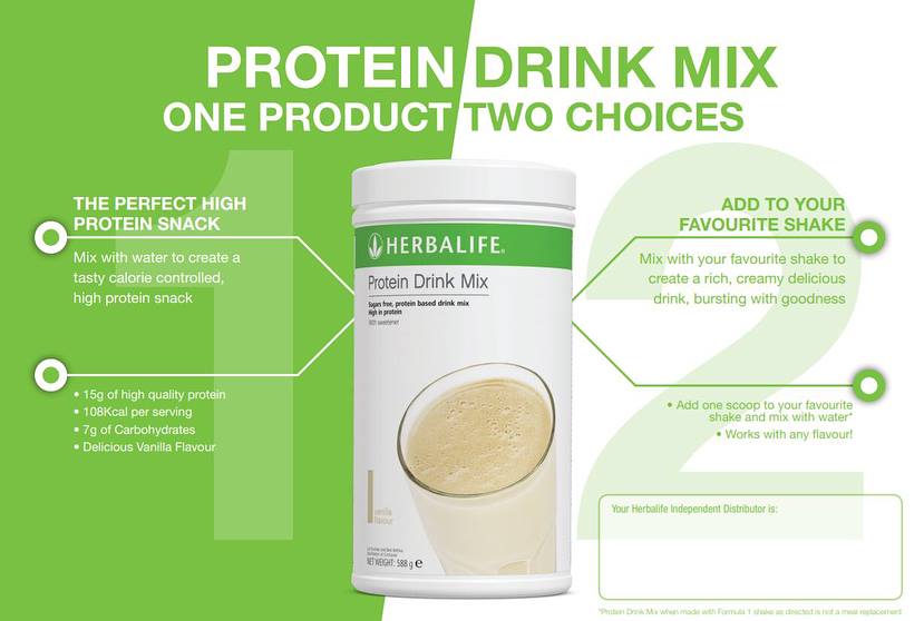 
                  
                    Load image into Gallery viewer, herbalife protein drink mix two ways graphic
                  
                